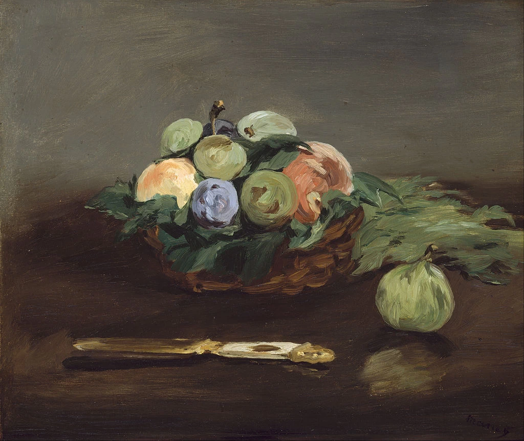  66-Édouard Manet, Cestino di frutta, 1864-Museum of Fine Arts, Boston 